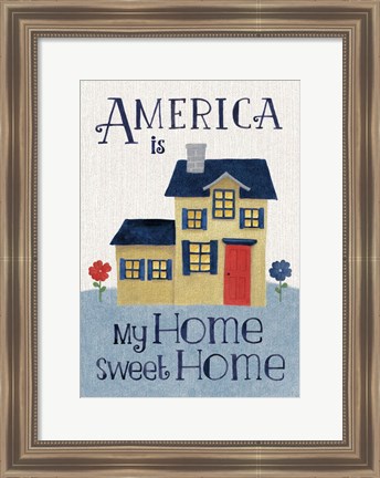 Framed America is Print