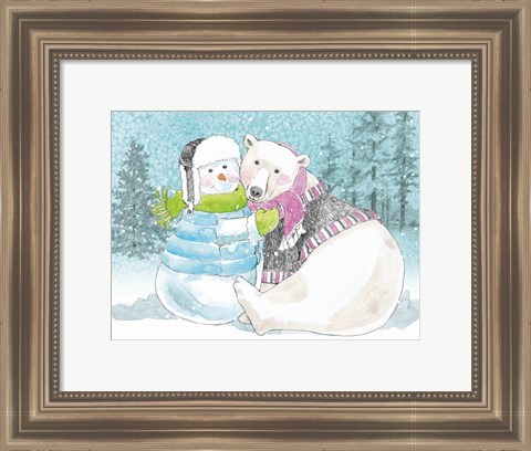 Framed Polar Cap Friends III Print