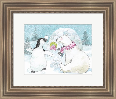 Framed Polar Cap Friends II Print