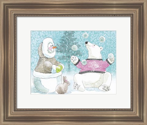 Framed Polar Cap Friends I Print