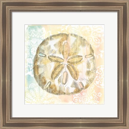 Framed Golden Treasures VII Print