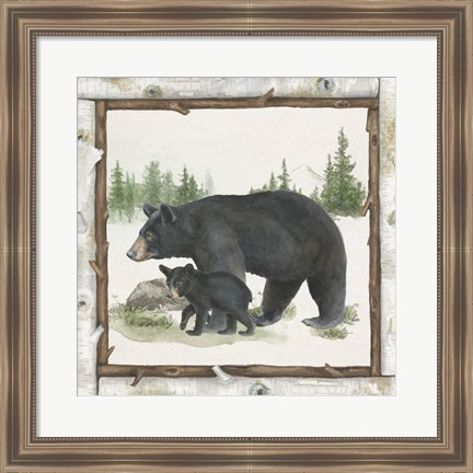 Framed Family Cabin IV Print