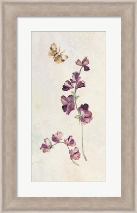 Framed Wild Wallflowers I Print