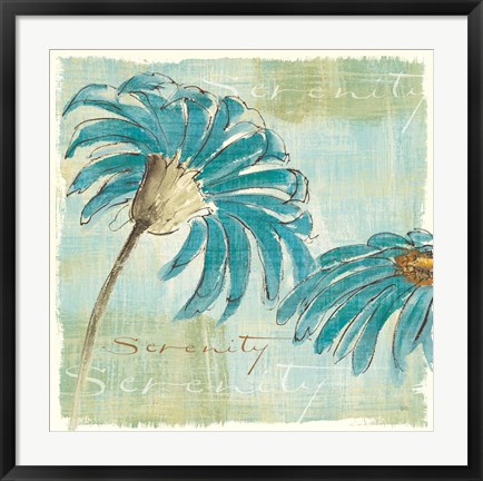 Framed Spa Daisies IV Print