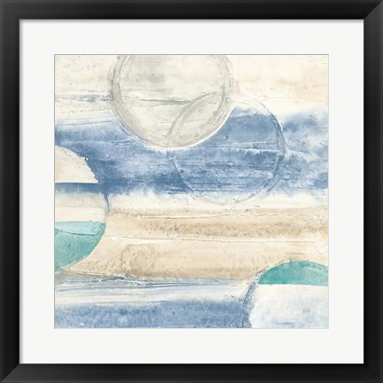 Framed Circles in Time III Print
