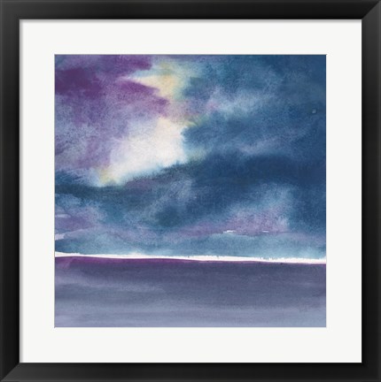 Framed Clouds II Print