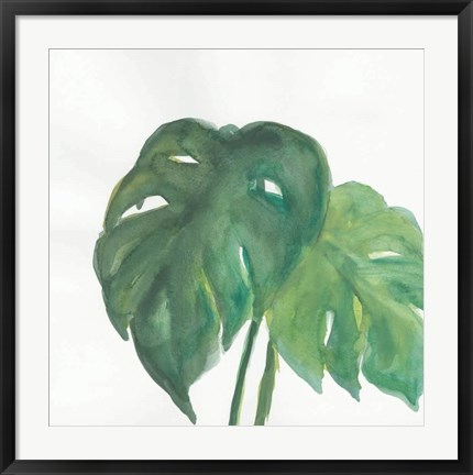 Framed Tropical Palm II Print