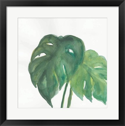 Framed Tropical Palm II Print