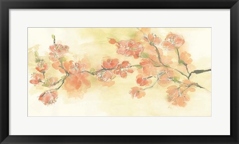 Framed Tinted Blossoms I Print