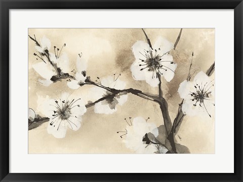 Framed Spring Blossoms I Crop Print