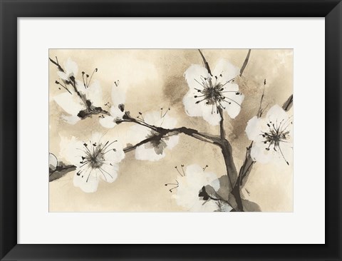 Framed Spring Blossoms I Crop Print