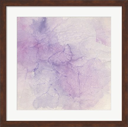 Framed Crinkle Violet Print