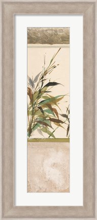 Framed Scrolled Textural Grass IV Print