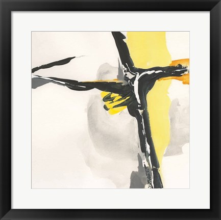 Framed Creamy Yellow II Print