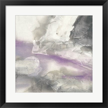 Framed Shades of Amethyst II Print