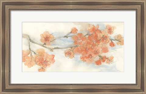 Framed Peach Blossom III Print