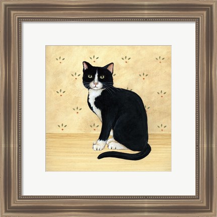 Framed Country Kitty I Print