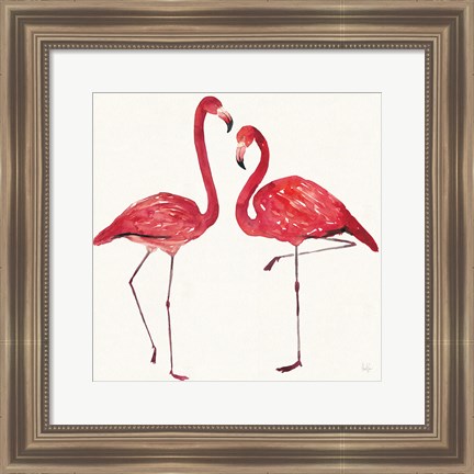 Framed Tropical Fun Bird IV Print