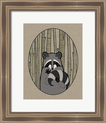 Framed Forest Friends II Print