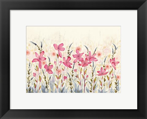 Framed Watercolor Garden Print