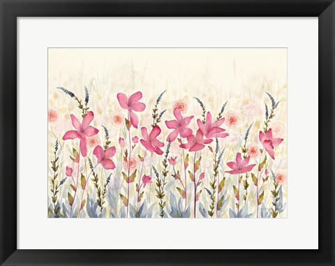 Framed Watercolor Garden Print