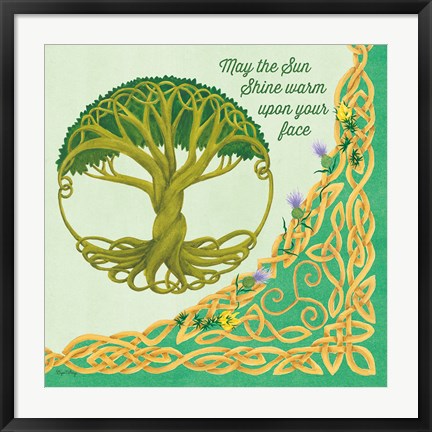 Framed Celtic Charm IV Print