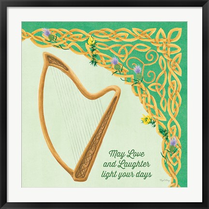 Framed Celtic Charm II Print