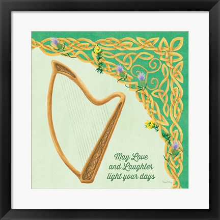 Framed Celtic Charm II Print