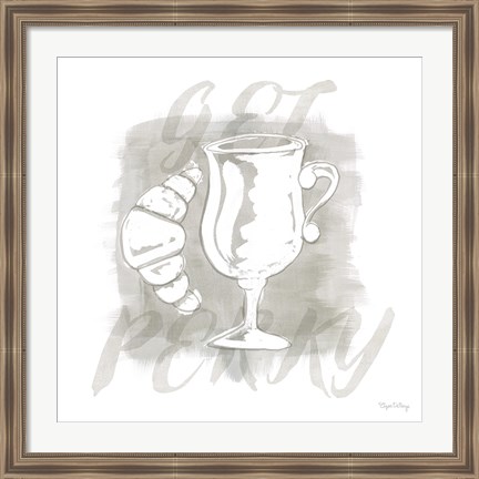 Framed Jazzy Java III Print