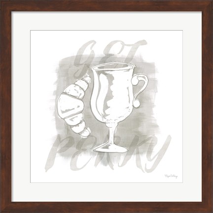 Framed Jazzy Java III Print