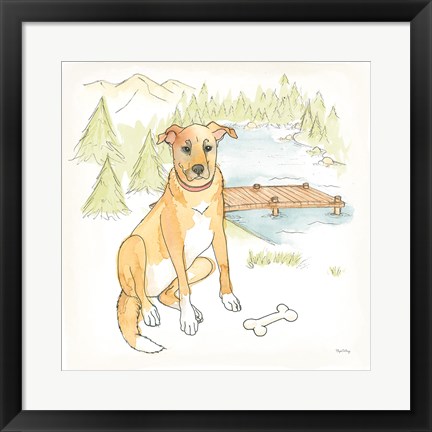 Framed Dog Days of Summer Finley Print