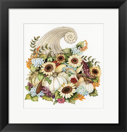 Framed Autumn Cornucopia Print