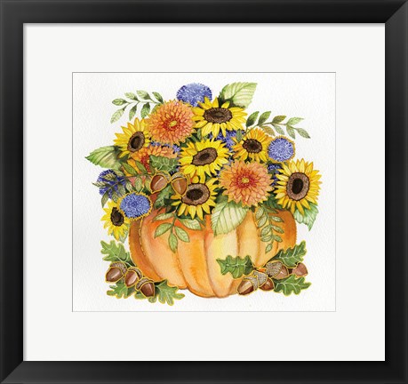 Framed Autumn Days III Print