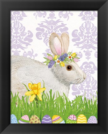 Framed Spring Bunny IV Print