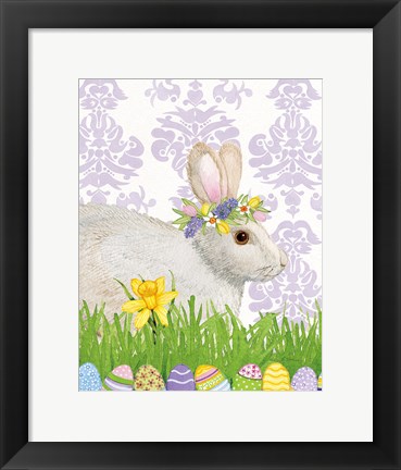 Framed Spring Bunny IV Print