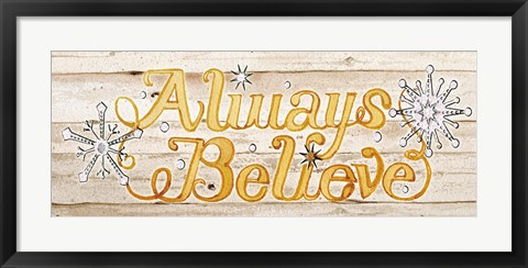 Framed Holiday Sayings IV on Wood Print