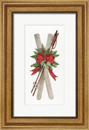 Framed Holiday Sports IV Print