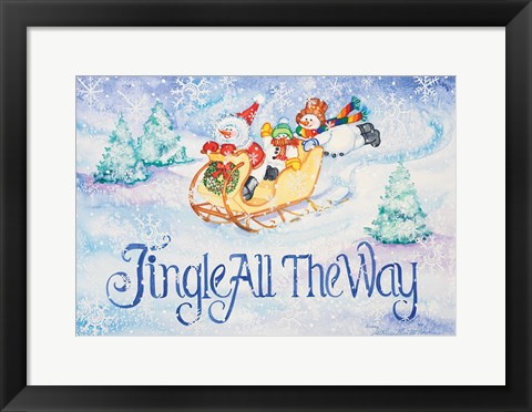 Framed Jingle All the Way Print