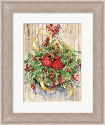 Framed Seasons Greetings Print