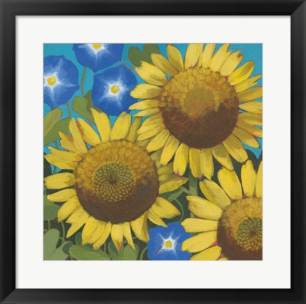 Framed Sunflower Time Print