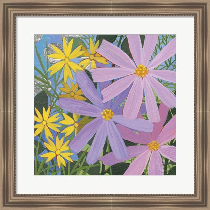 Framed Summer Garden III Print