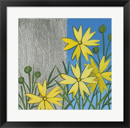 Framed Coreopsis I Print