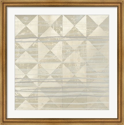 Framed Sea Background III Print