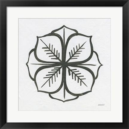 Framed Patterns of the Amazon Icon II Print