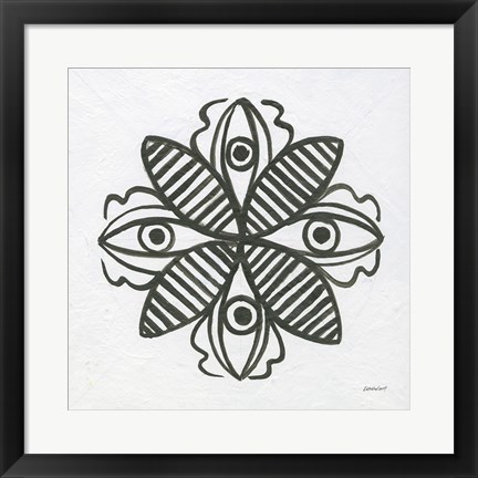 Framed Patterns of the Amazon Icon III Print