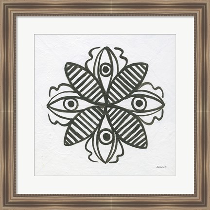 Framed Patterns of the Amazon Icon III Print
