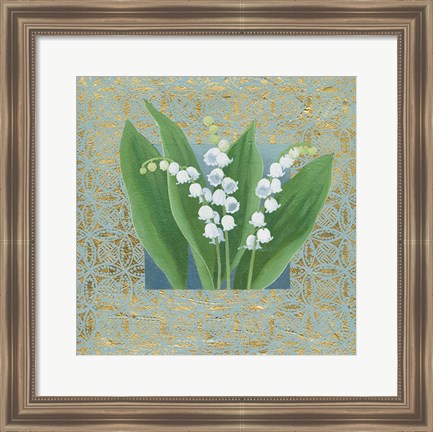 Framed Lilies of the Valley III Print