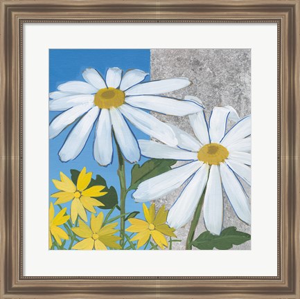 Framed Summer Garden II Silver Print