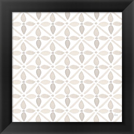 Framed Garden Getaway Pattern XIIB Print