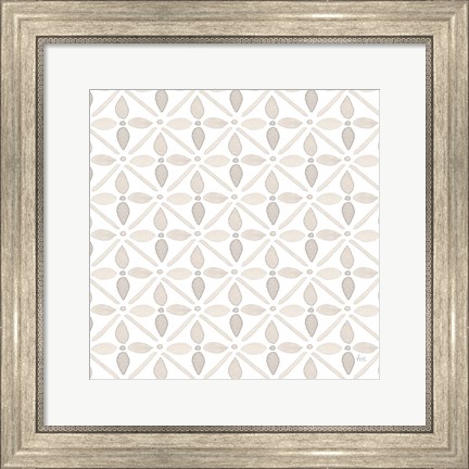 Framed Garden Getaway Pattern XIIB Print